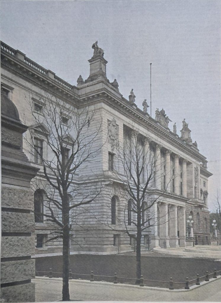 Berliner Neubauten 89 - Das neue Abgeordnetenhaus des preussischen-Landtages - Hauptfassade