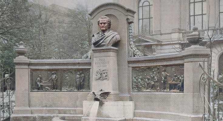 Das Immermann-Denkmal in Magdeburg