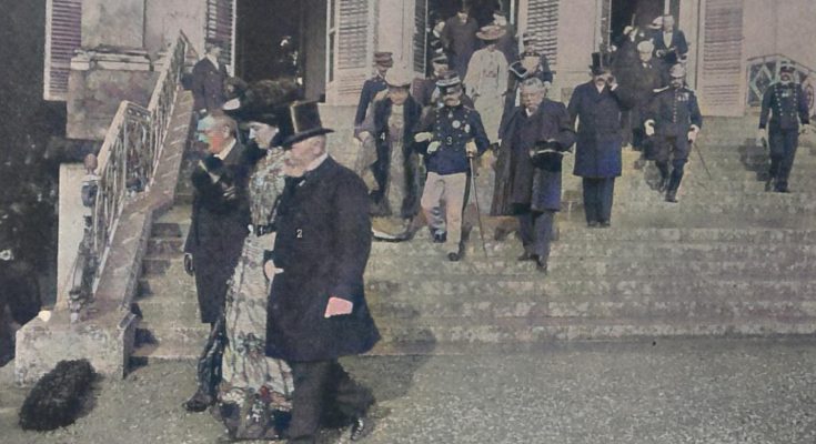 Das italienische Königspaar in Paris - Ausflug nach Versailles