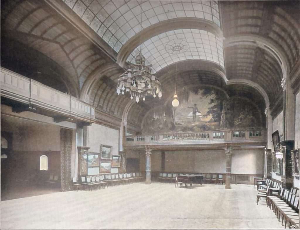 Das neue Künstlerhaus zu Berlin - Ansicht aus dem grossen Festsaal