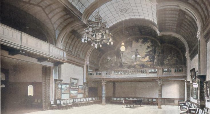Das neue Künstlerhaus zu Berlin - Ansicht aus dem grossen Festsaal