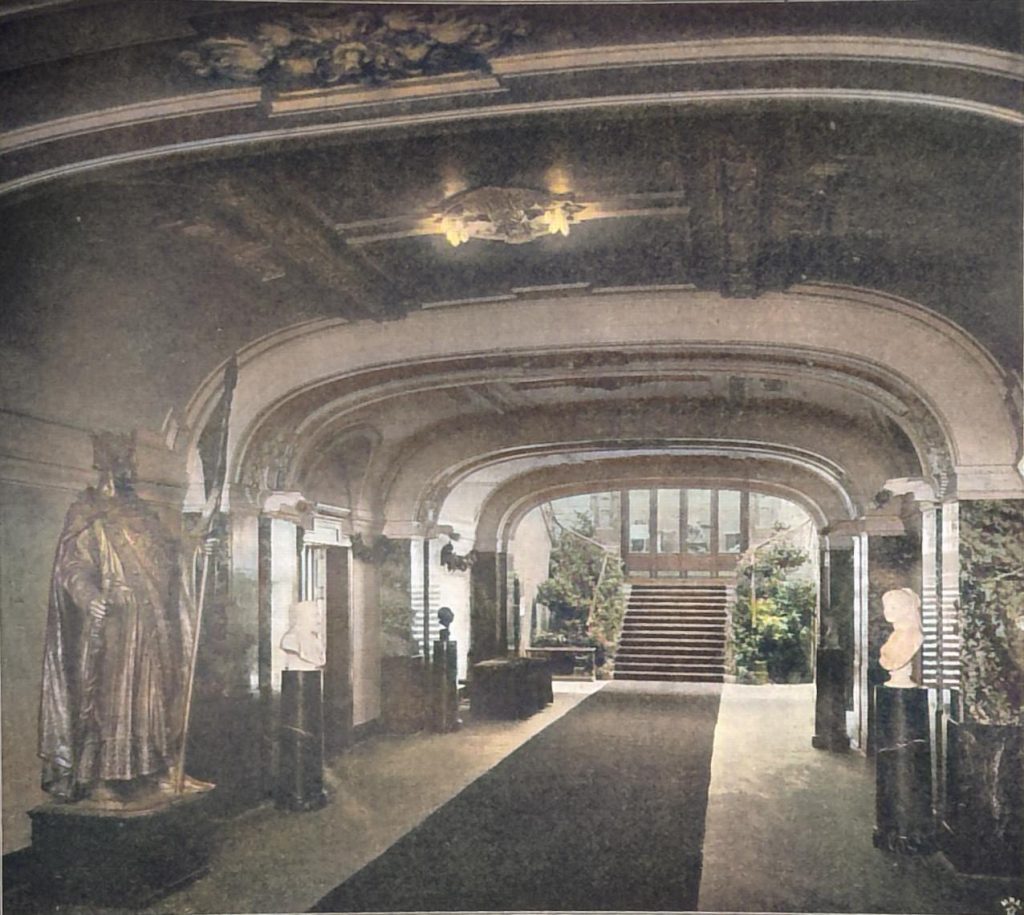 Das neue Künstlerhaus zu Berlin - Ansicht der Eingangshalle