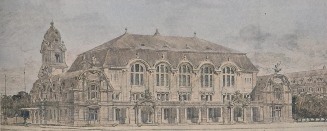 Der Ausführungs-Entwurf zu einer Festhalle für Mannheim