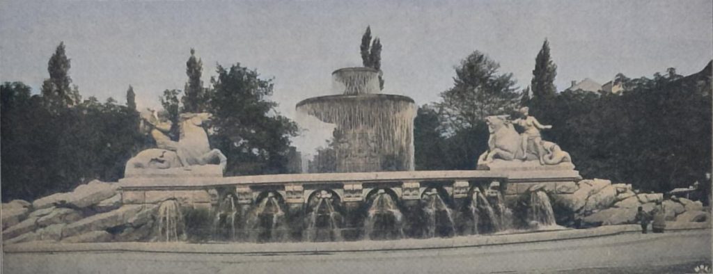 Der Wittelsbacher Brunnen in München - Bildhauer A. Hildebrand in München