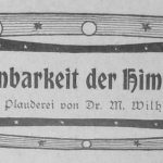 Die Bewohnbarkeit der Himmelskörper