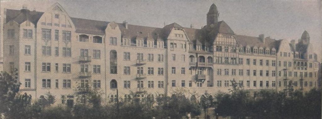 Die Graf von Posadowsky-Wehner-Häusergruppe in Dresden. Am 27. September eingeweiht
