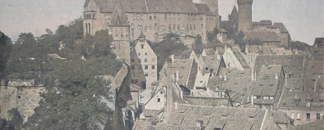 Die Kaiserburg zu Nürnberg. Nach einer Aufnahme des Hrn. Reg. und Krs.-Brth. Förster in Ansbach