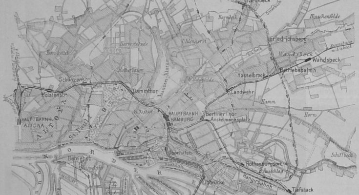 Die Umgestaltung der Eisenbahn-Anlagen in Hamburg