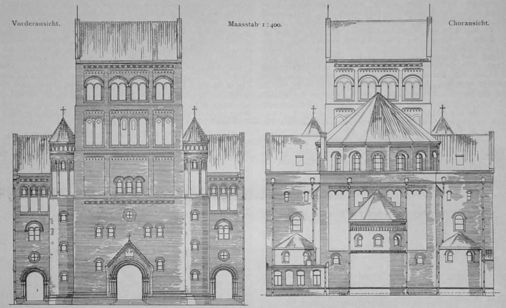 Die neue katholische Kirche für Steglitz bei Berlin