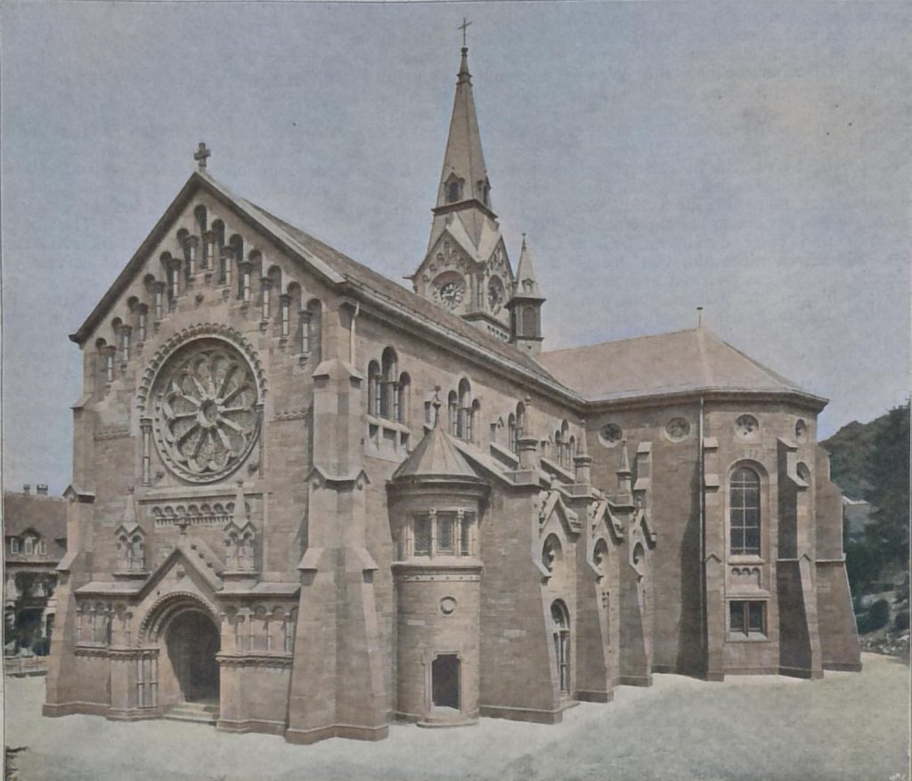 Die neue protestantische Kirche in Badenweiler