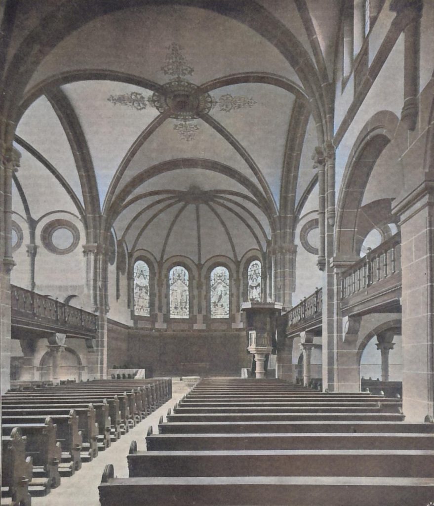 Die neue protestantische Kirche in Badenweiler