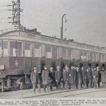 Ein Triumpf der deutschen Technik - Die Teilnehmer an den Versuchsfahrten der elektrischen Schnellbahn Marienfelde-Zossen