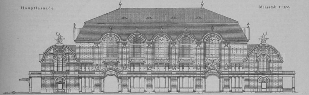 Festhalle für Mannheim - Hauptfassade