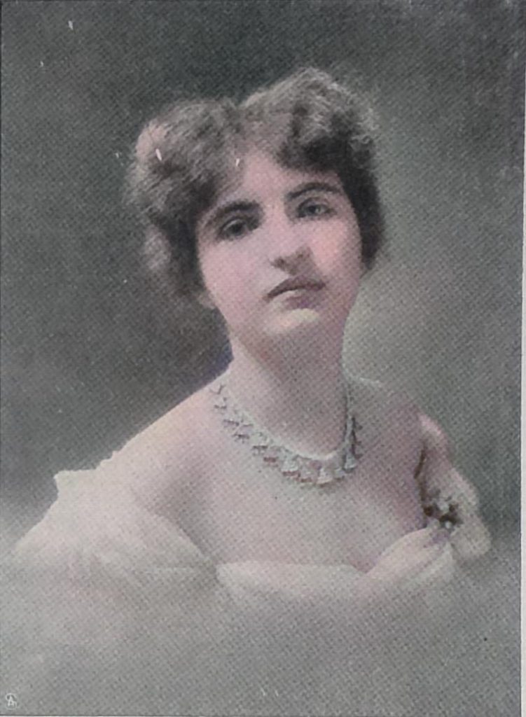Miss Langham, Schwester der Freifrau von Sternburg