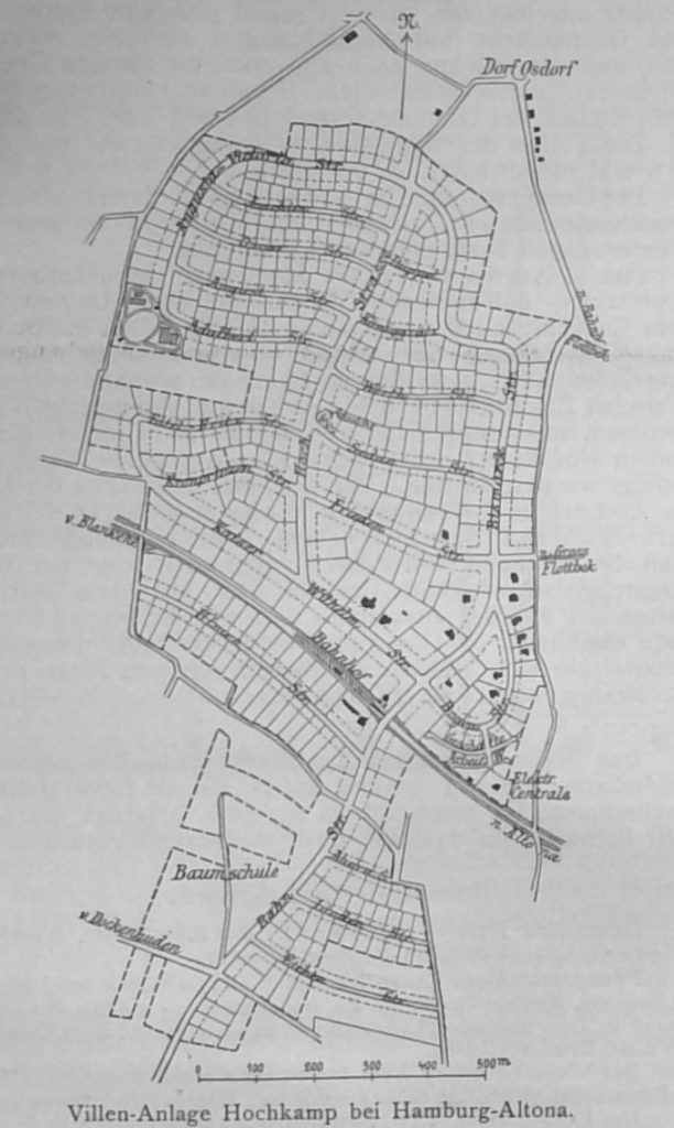 Villen-Anlage Hochkamp bei Hamburg-Altona
