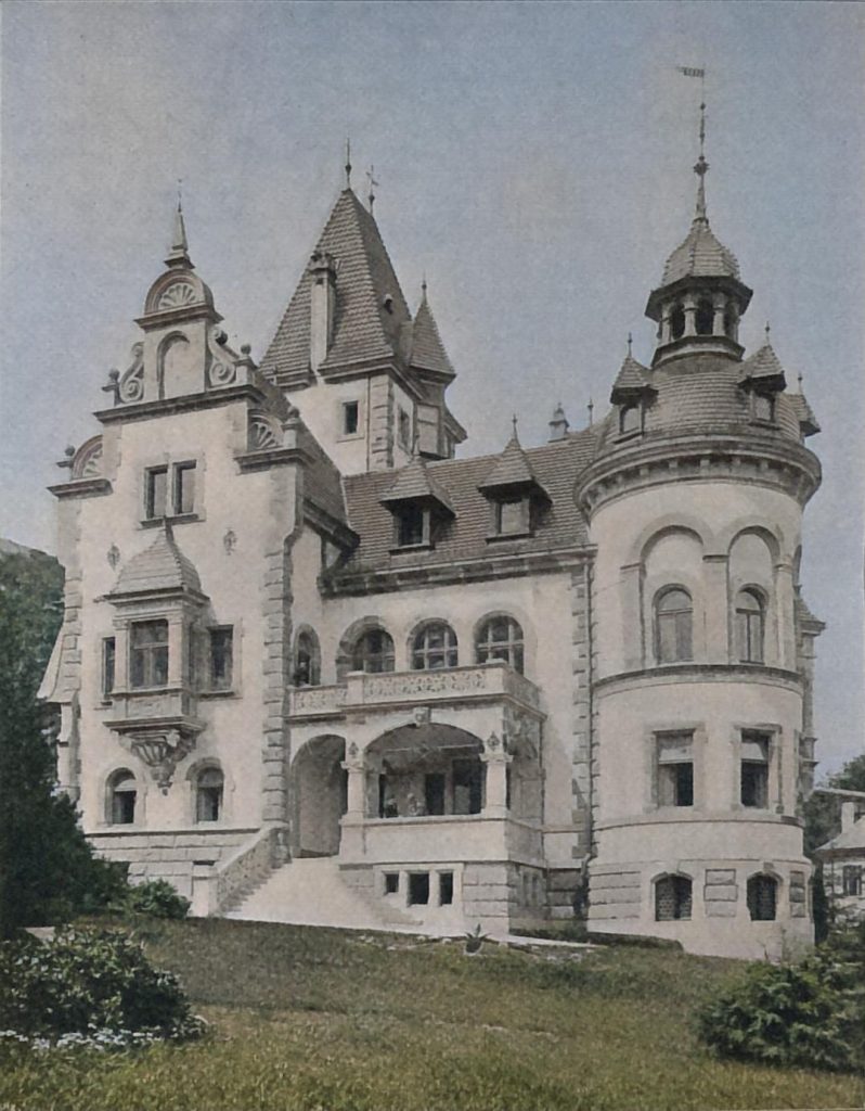 Wohnhaus des Hrn. Baron Theodor von Liebieg in Reichenberg in Böhmen