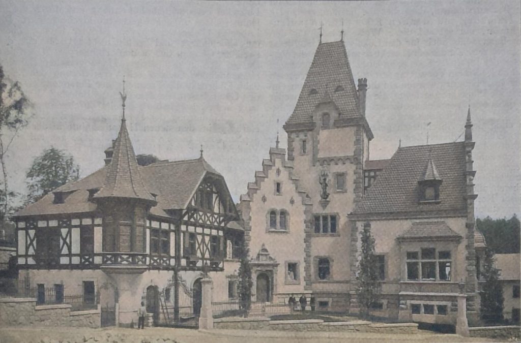 Wohnhaus des Hrn. Baron Theodor von Liebieg in Reichenberg in Böhmen