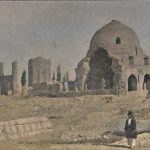 Abbildg. 1 - Ansicht der Ruinen von Nachtschewan nach einer älteren Photographie