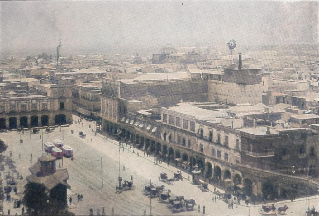 Blick auf die Stadt Mexiko