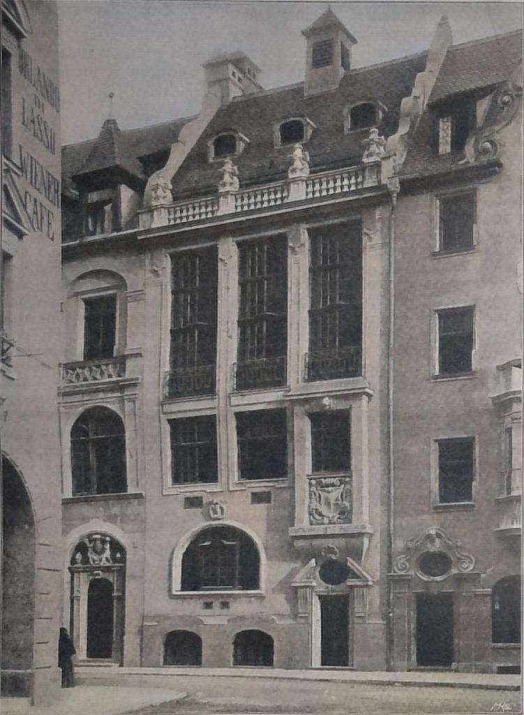 Das Haus der Studentenverbindung Frankonia am Platzl in München