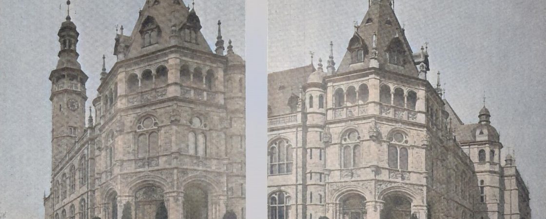 Das Nordböhmische Museum in Reichenberg. Architekten Fr. Ohmann und Griesebach & Dinklage. Die beiden Hauptansichten