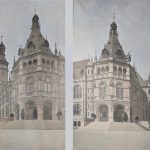 Das Nordböhmische Museum in Reichenberg. Architekten Fr. Ohmann und Griesebach & Dinklage. Die beiden Hauptansichten