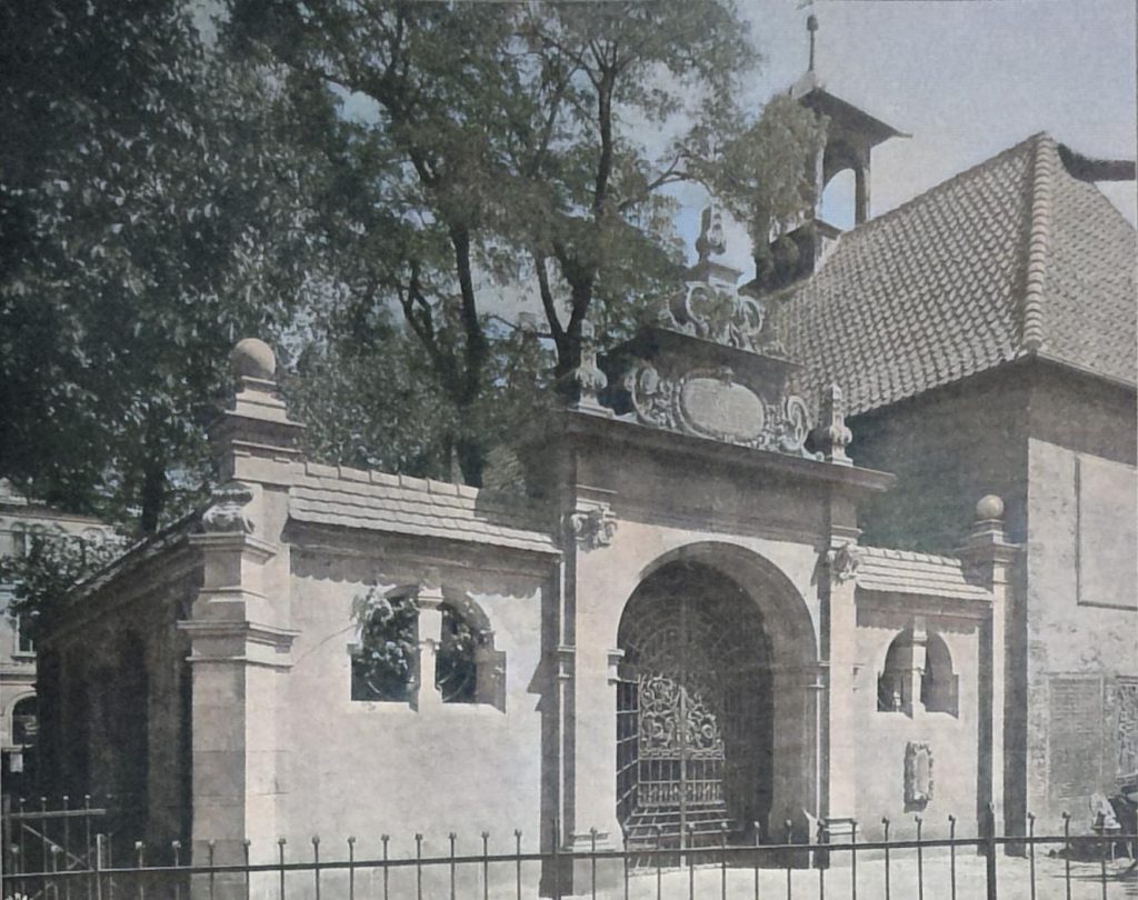 Denkmalhof auf dem alten Nicolai-Friedhofe in Hannover