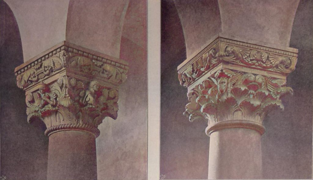 Die evangelische Garnisonskirche in Hannover - Kapitelle des Langhauses