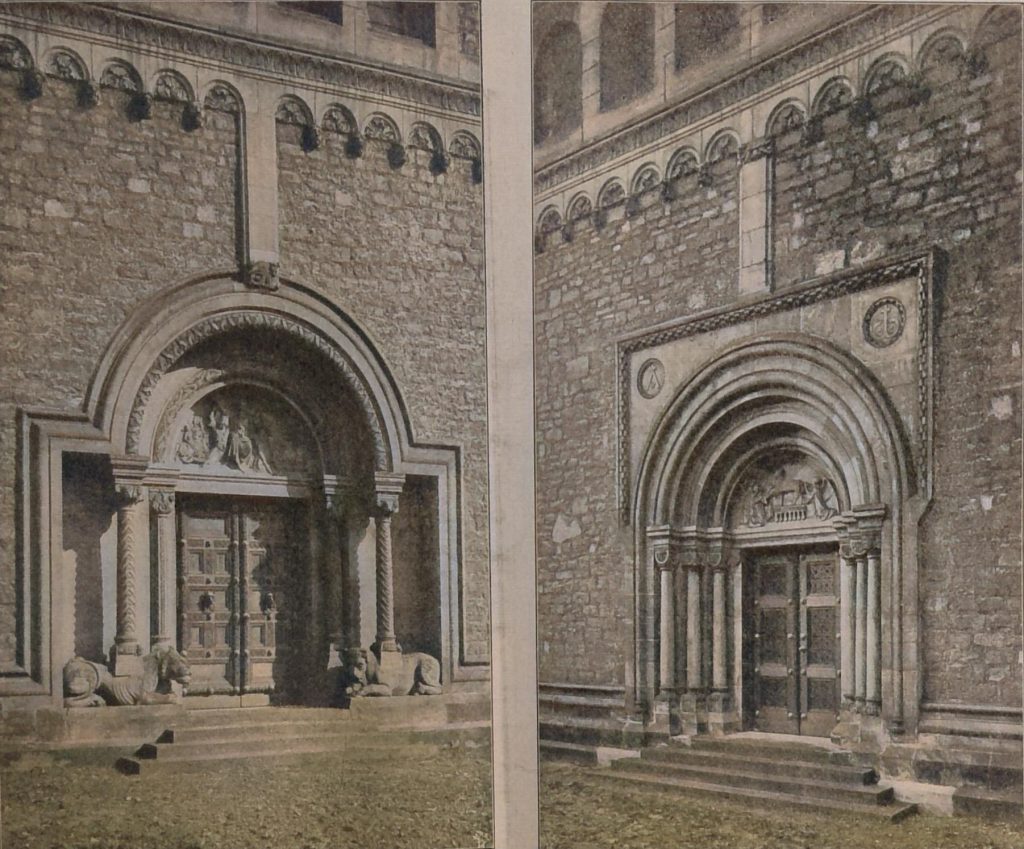 Die evangelische Garnisonskirche in Hannover - Portale des Querschiffs