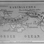 Karte der neuen Republik Panama
