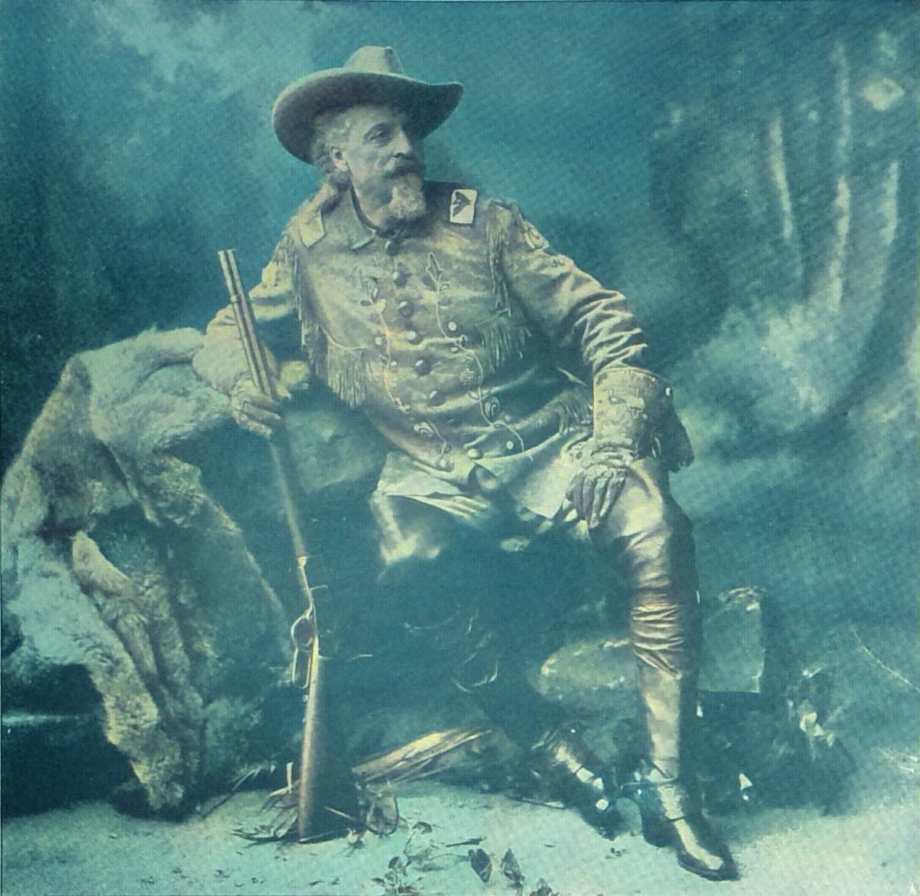 Oberst Cody in seiner Kriegsausrüstung als Buffalo Bill