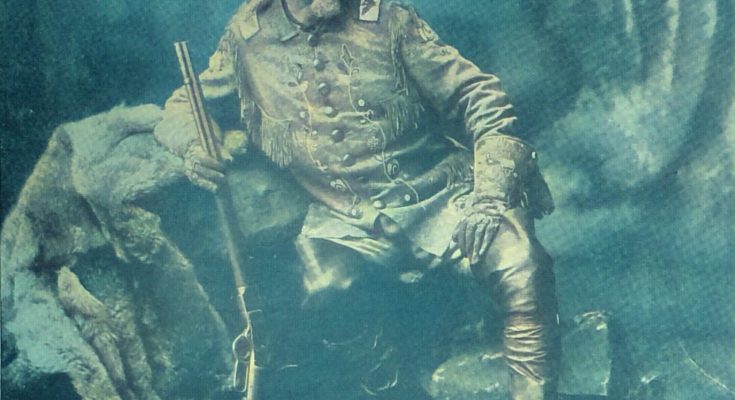 Oberst Cody in seiner Kriegsausrüstung als Buffalo Bill