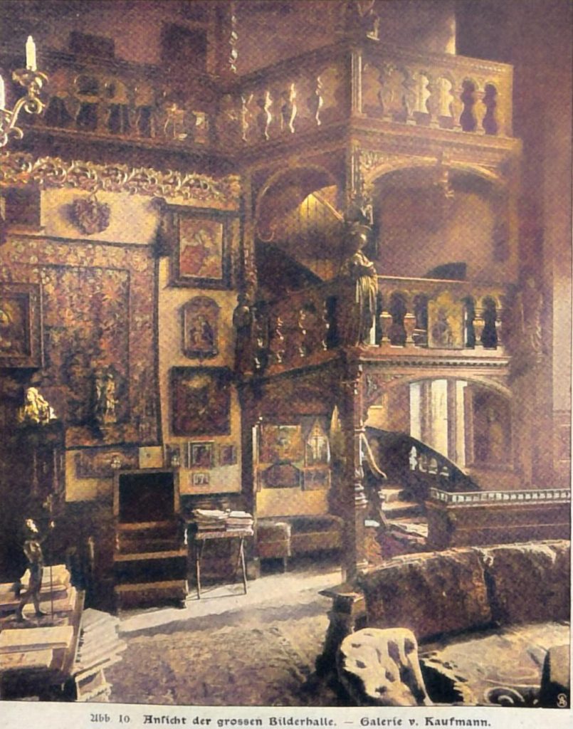 Abb. 10. Ansicht der großen Bilderhalle. - Gallerie v. Kaufmann