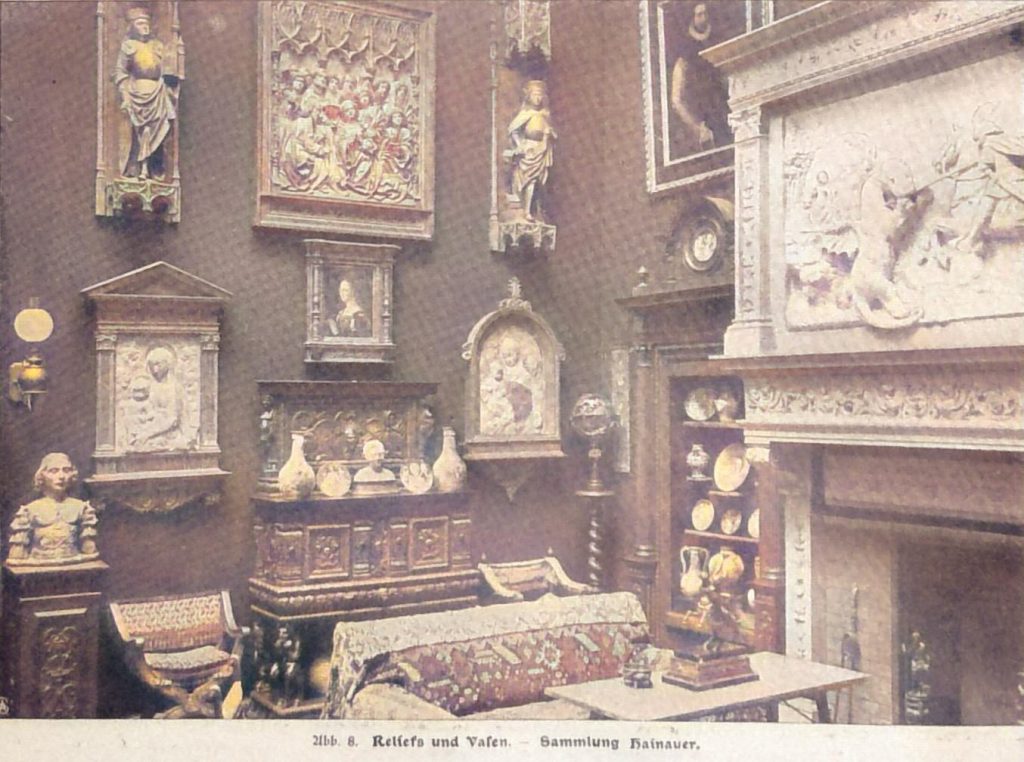 Abb. 8. Reliefs und Vasen. - Sammlung Hainauer