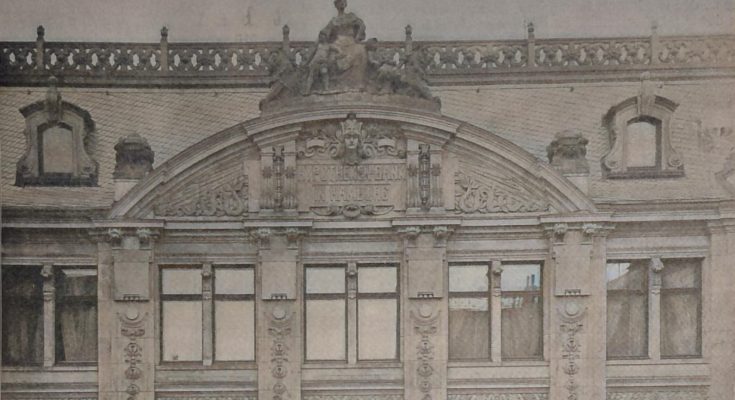 Das Geschäftshaus der Hypothekenbank in Hamburg zu Hamburg
