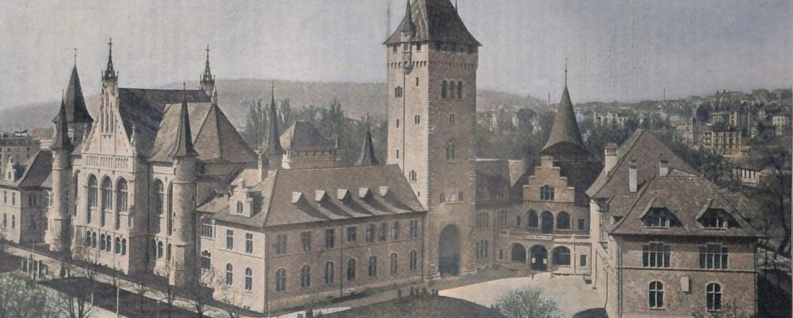 Das Schweizerische Landes-Museum in Zürich - Architekt Stadtbaumeister Gustav Gull in Zürich