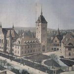 Das Schweizerische Landes-Museum in Zürich - Architekt Stadtbaumeister Gustav Gull in Zürich
