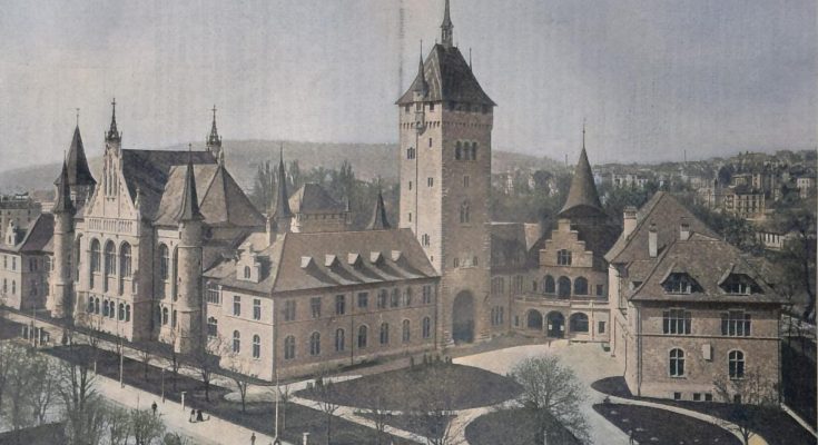Das Schweizerische Landes-Museum in Zürich - Architekt Stadtbaumeister Gustav Gull in Zürich