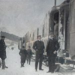 Der Zug in Eis und Schnee
