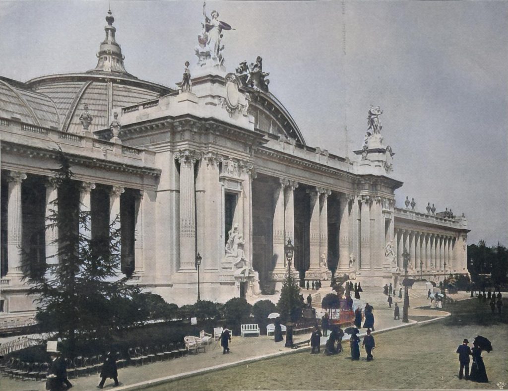 Der grosse Kunst-Palast in der Avenue Nicolaus II. Architekten Delane, Thomas und Louvet