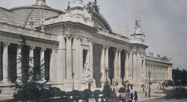 Der grosse Kunst-Palast in der Avenue Nicolaus II. Architekten Delane, Thomas und Louvet