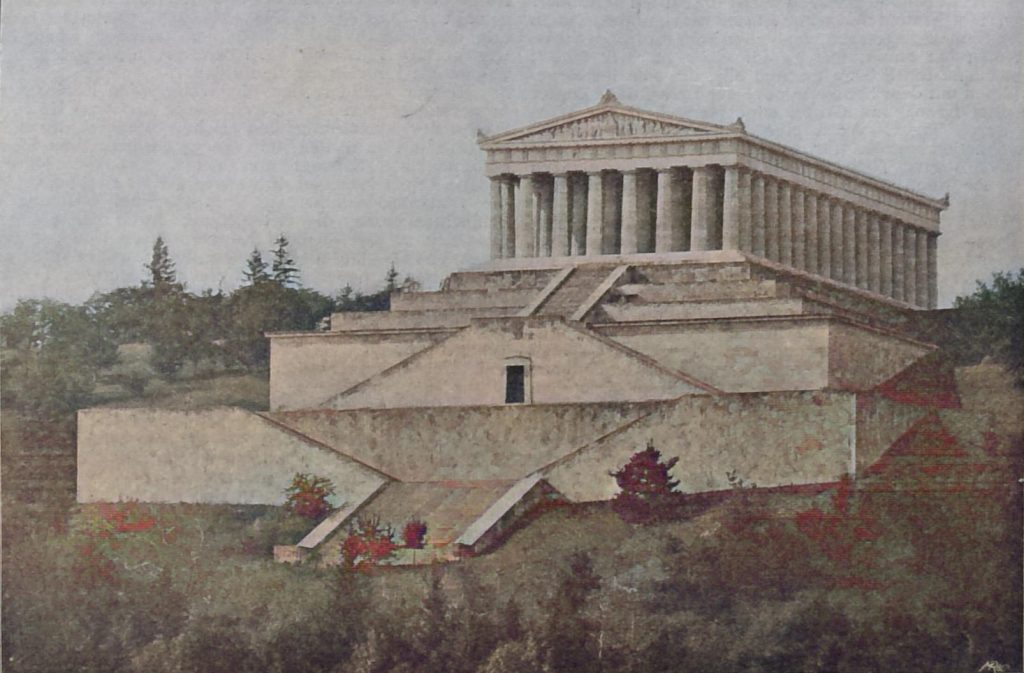 Die Walhalla bei Regensburg (Architekt Leo von Klenze)