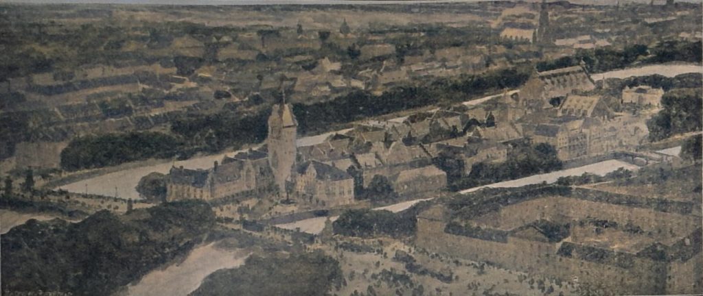 Ein Entwurf zur Bebauung der Kohleninsel in München