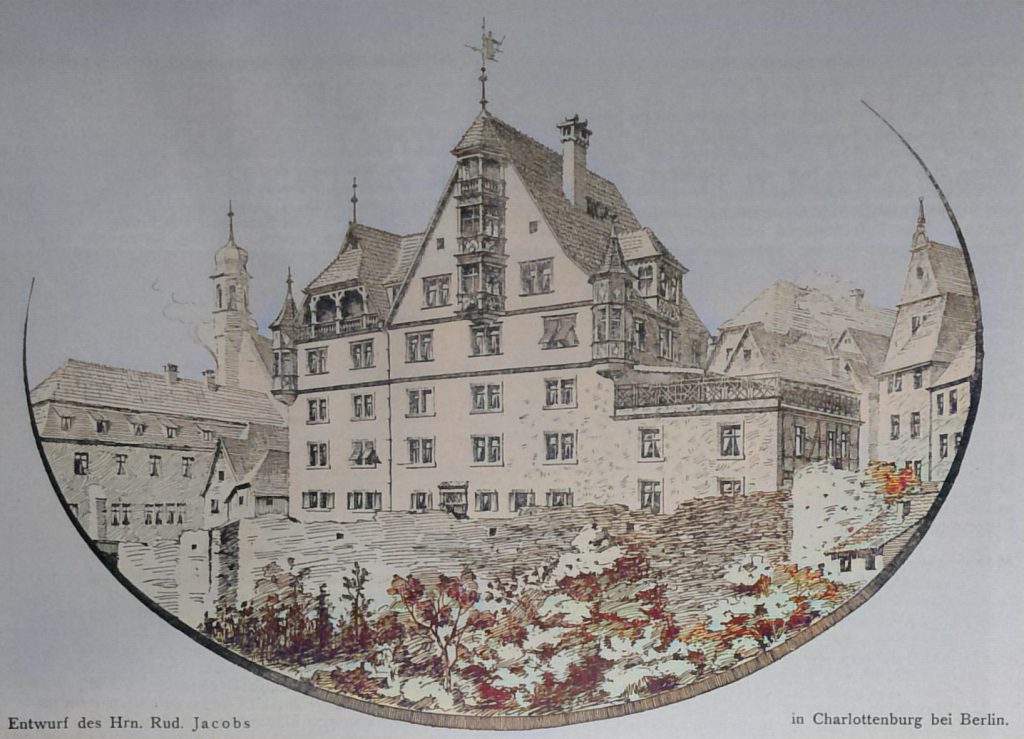 Entwurf des Hrn. Rud. Jacobs in Charlottenburg bei Berlin