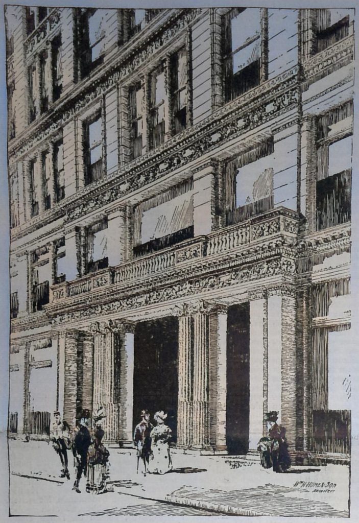 Geschäftshaus der Firma Simpson, Crawford & Simpson in New-York