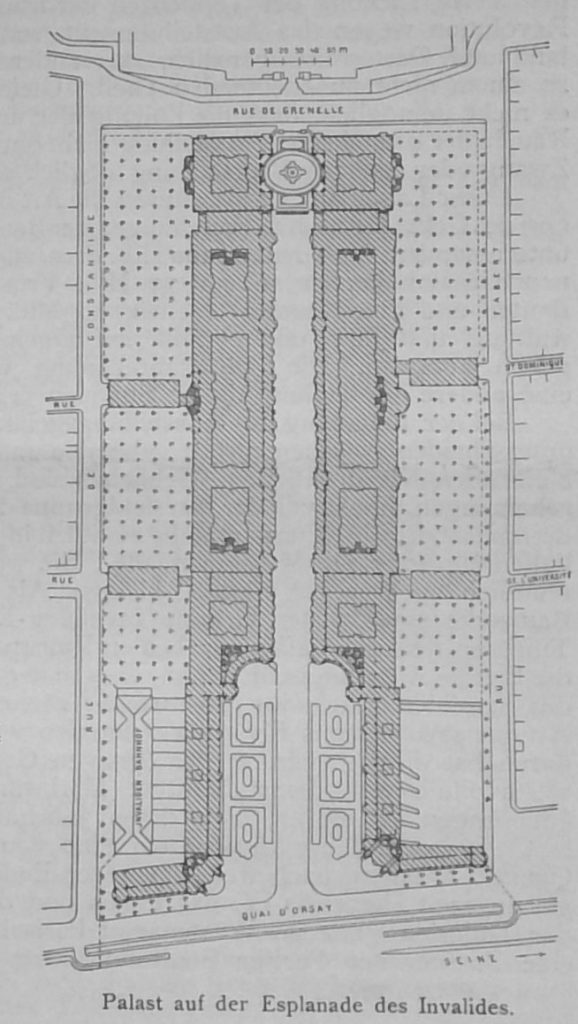 Palast auf der Esplanade des Invalides