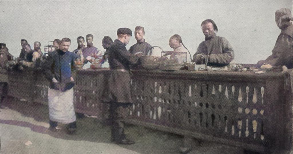 Verlausstelle der Chinesen am Bahnhof Mukden