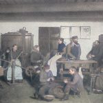 Winterabend im masurischen Bauernhaus