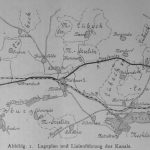 Abbildg. 1. Lageplan und Linienführung des Kanals