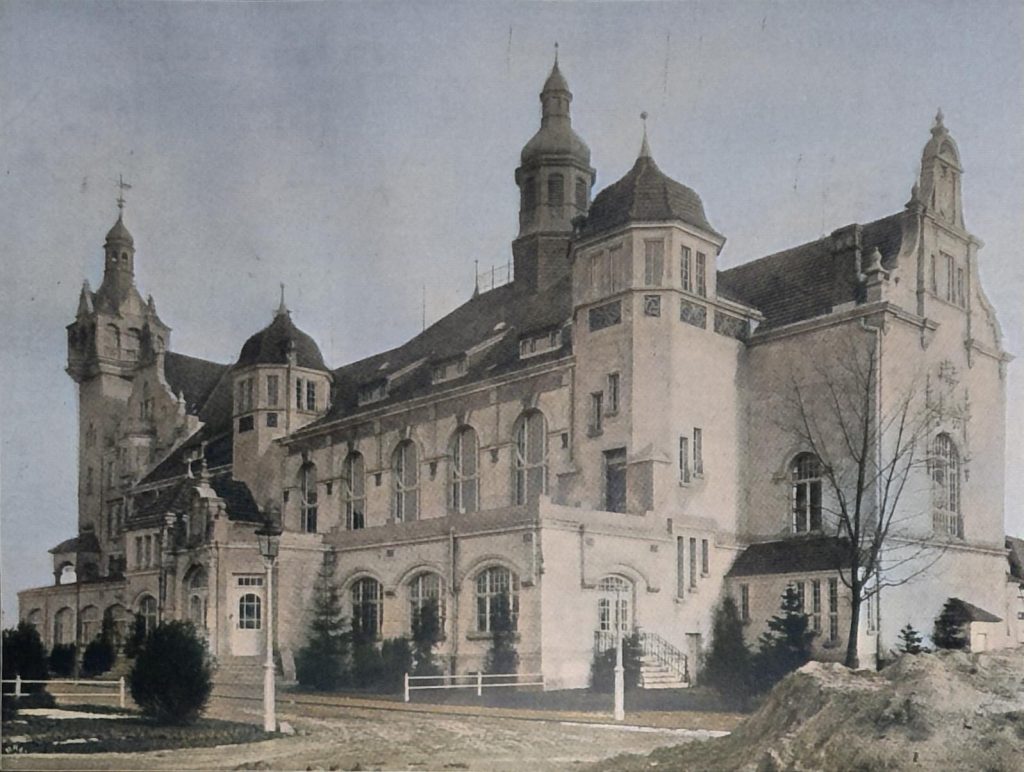 Das Strandschloss in Kolberg. Ansicht gegen die See